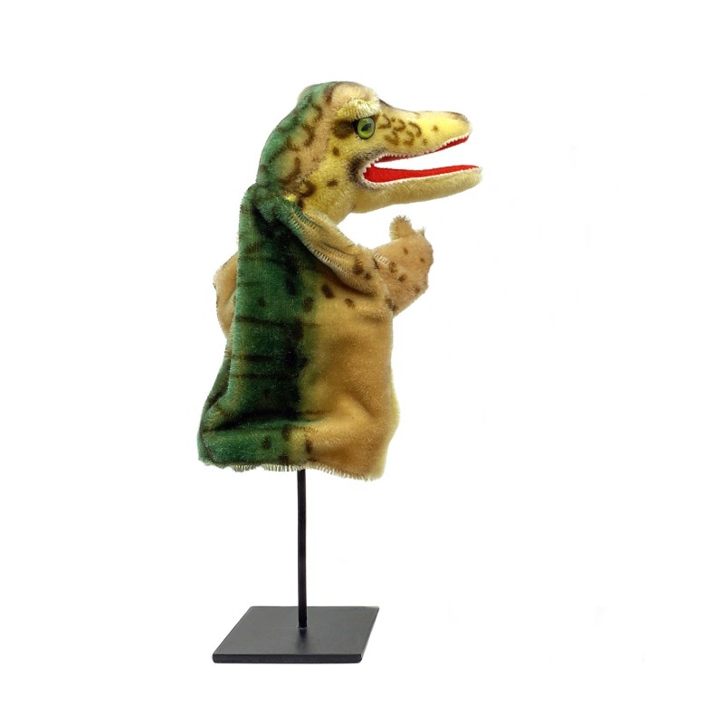 Marionnette Steiff vintage, crocodile