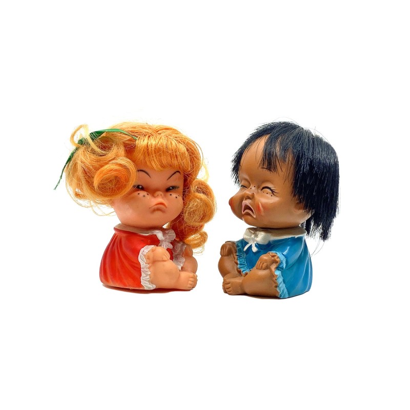 Poupées japonaises  vintage caoutchouc