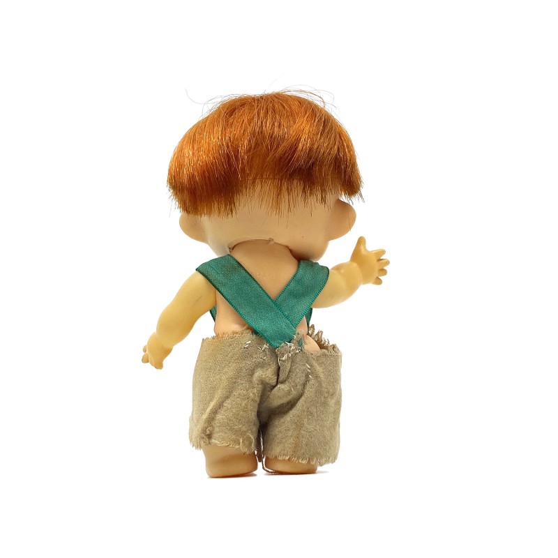 Poupée  vintage garçonnet salopette