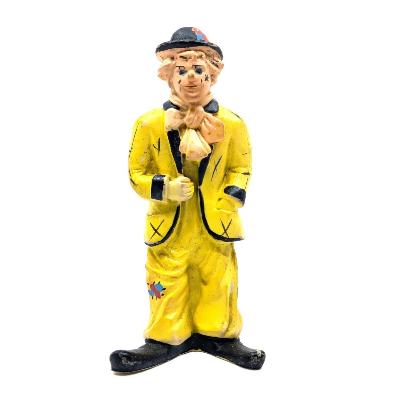 Poupée vintage clown en caoutchouc