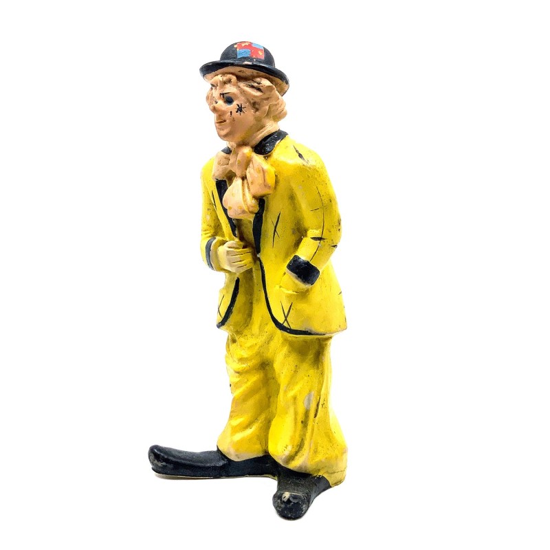 Poupée vintage clown en caoutchouc
