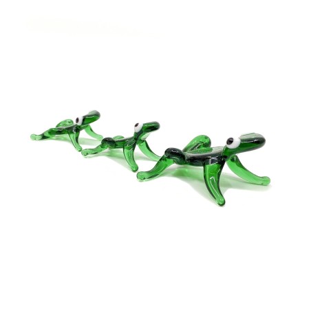 Animaux petits verre Murano vintage famille grenouilles