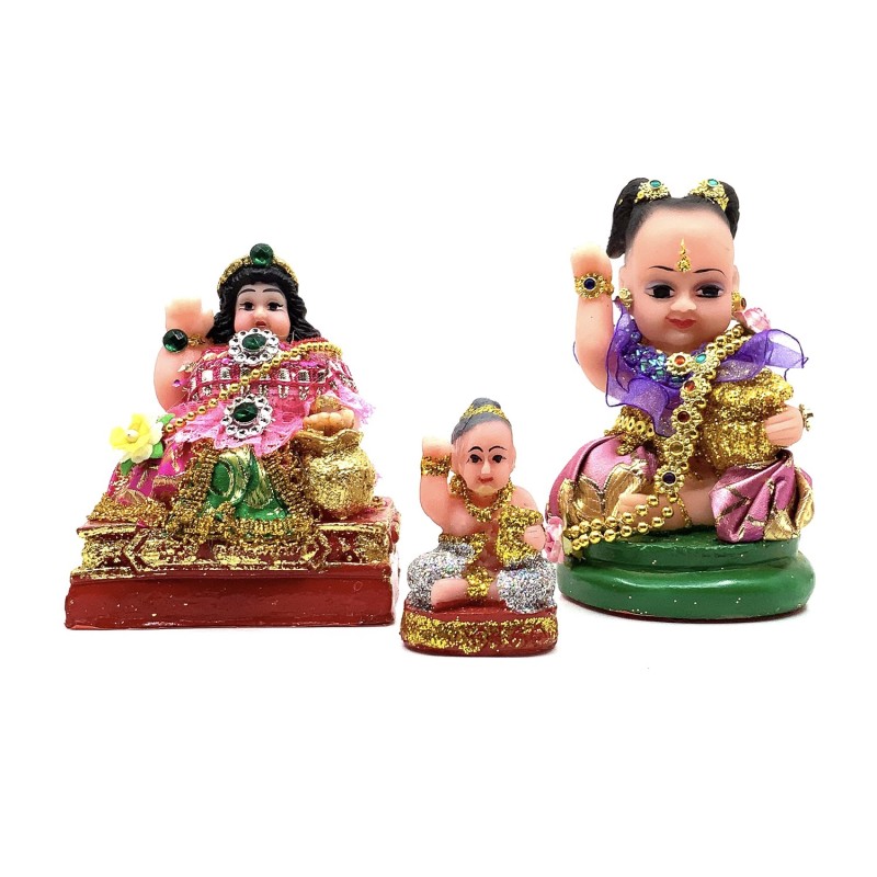Stauettes thaïlandaises Nang Kwak déesse de la richesse