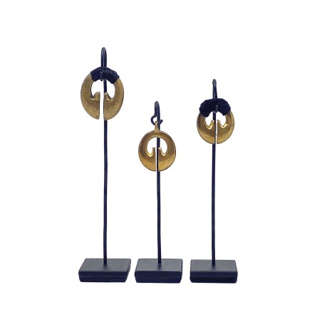 Trio de pendentifs protecteurs philippins appelés Ling Ling