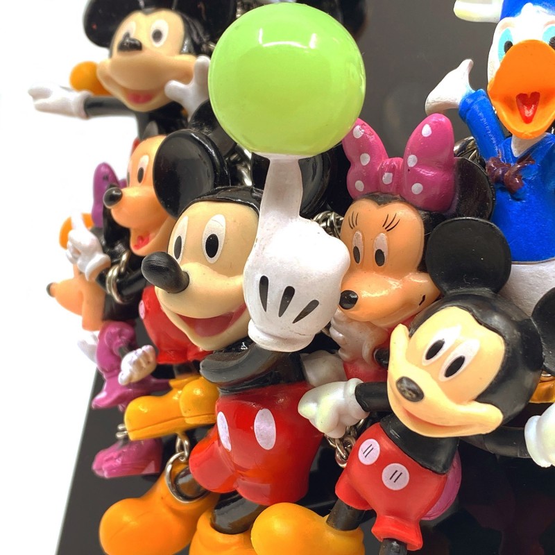 Collier fantaisie Mickey et ses amis Pluto et Dingo