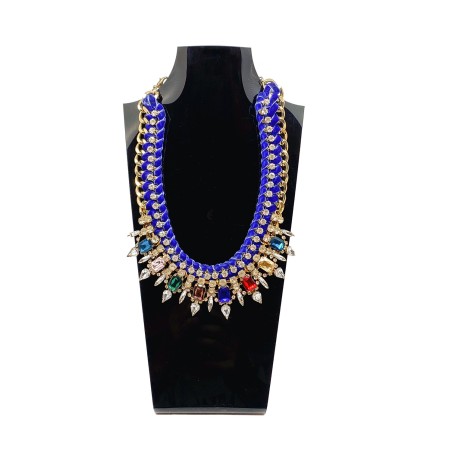Collier fantaisie royal strass