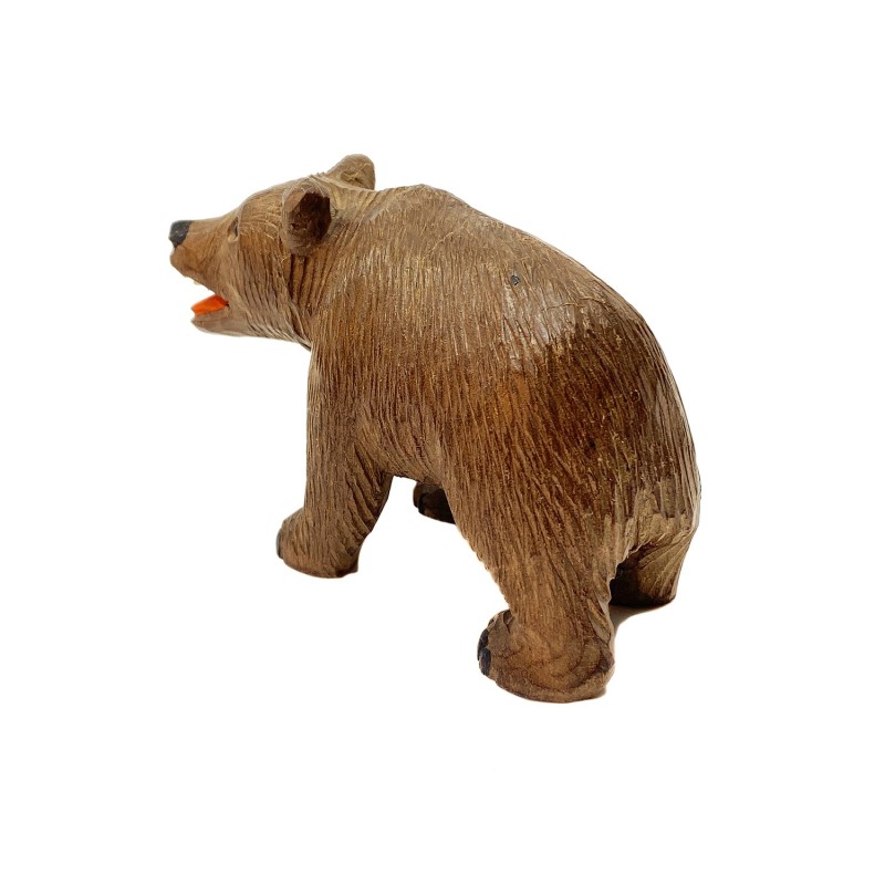 Ours en bois sculpté artisanat