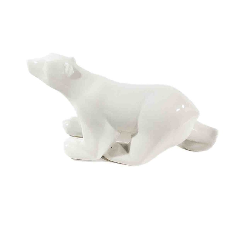 Ours polaire en céramique émaillée