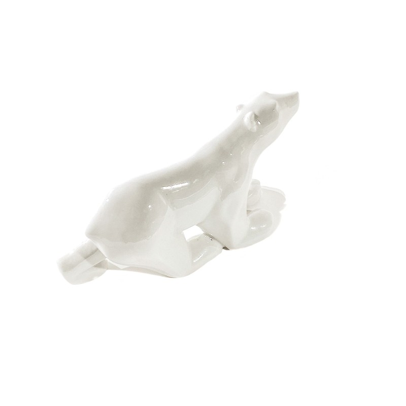 Ours polaire en céramique émaillée