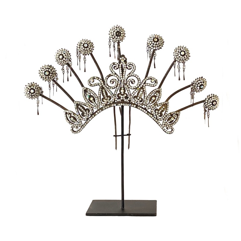 Diadème vintage de mariage strass  île de Java