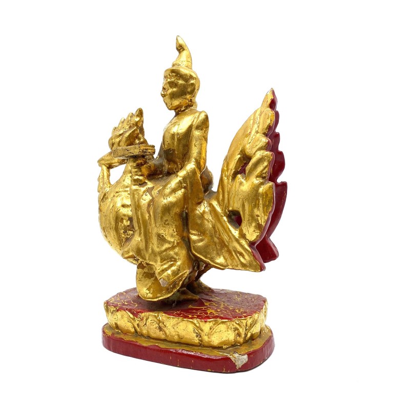 Oiseau mythologique Hintha  ancienne offrande décorative d'un temple birman