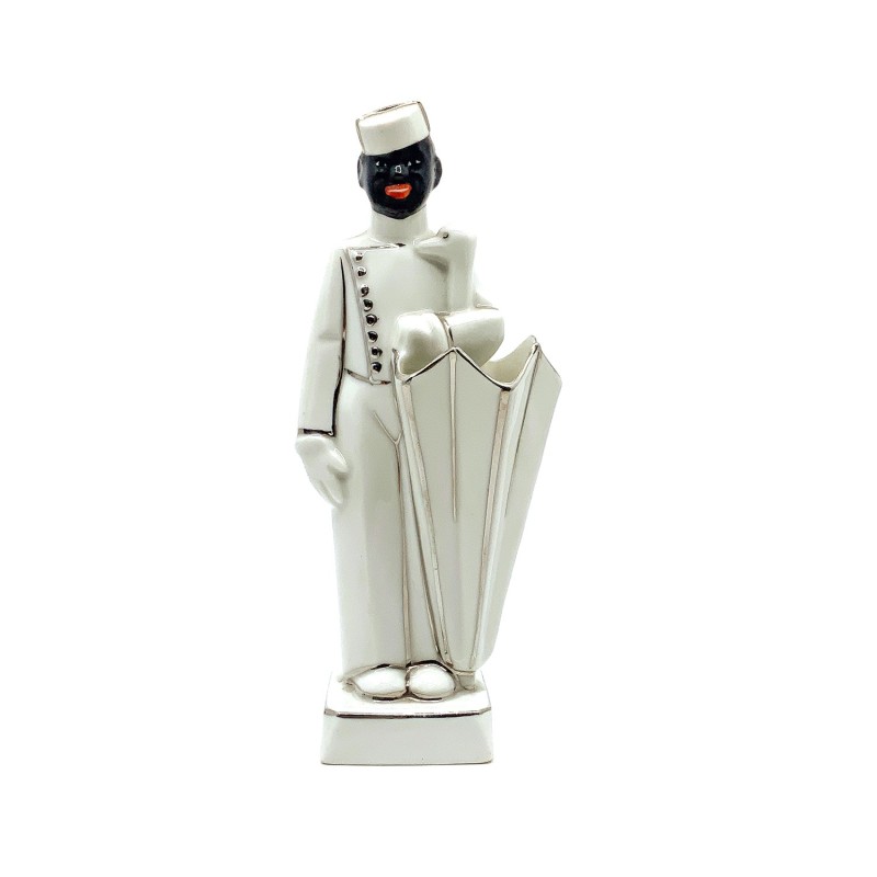 Petit vase groom en porcelaine