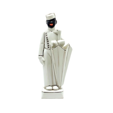 Petit vase groom en porcelaine