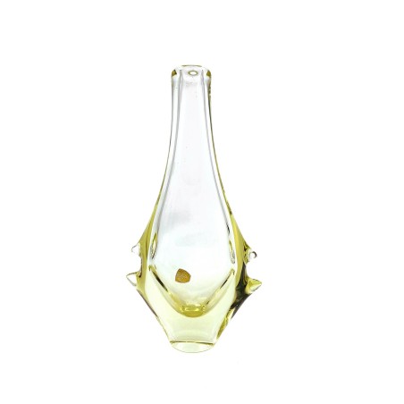 Vase en verre vintage