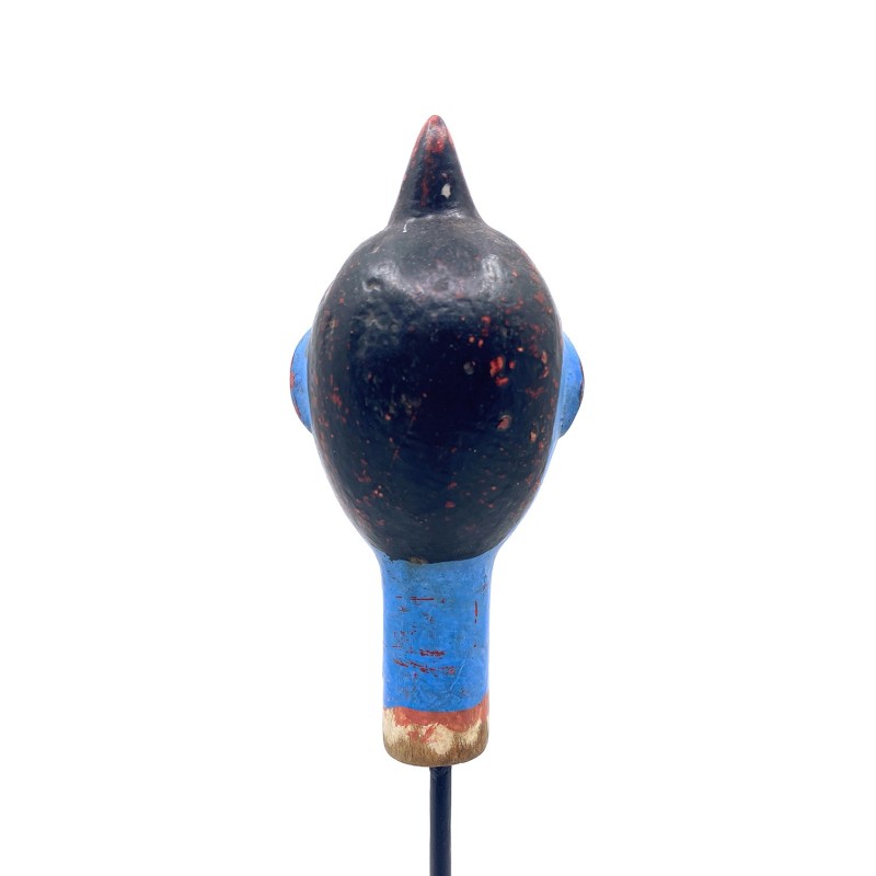 Tête de marionnette javanaise contemporaine en bois