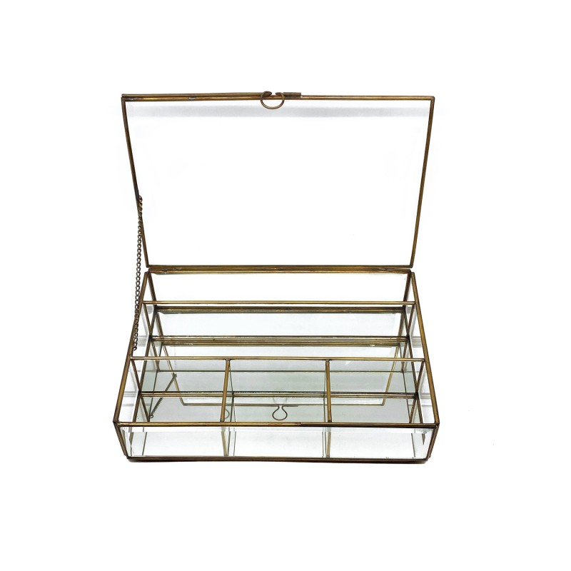 Boîte vitrine à bijoux ou objets précieux