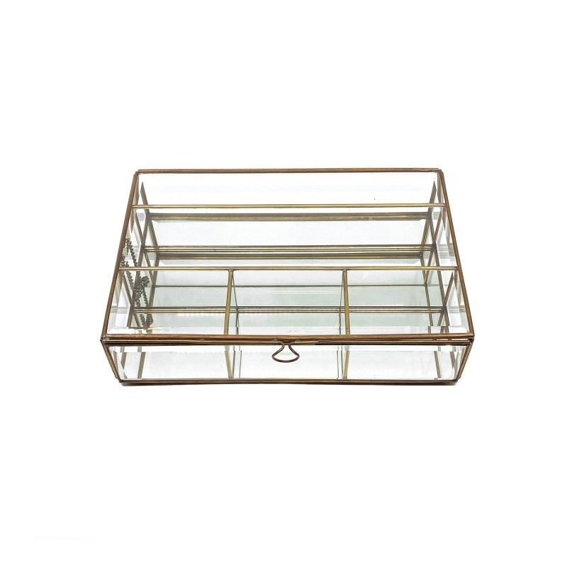 Boîte vitrine à bijoux ou objets précieux