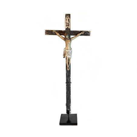 Crucifix ancien en bois