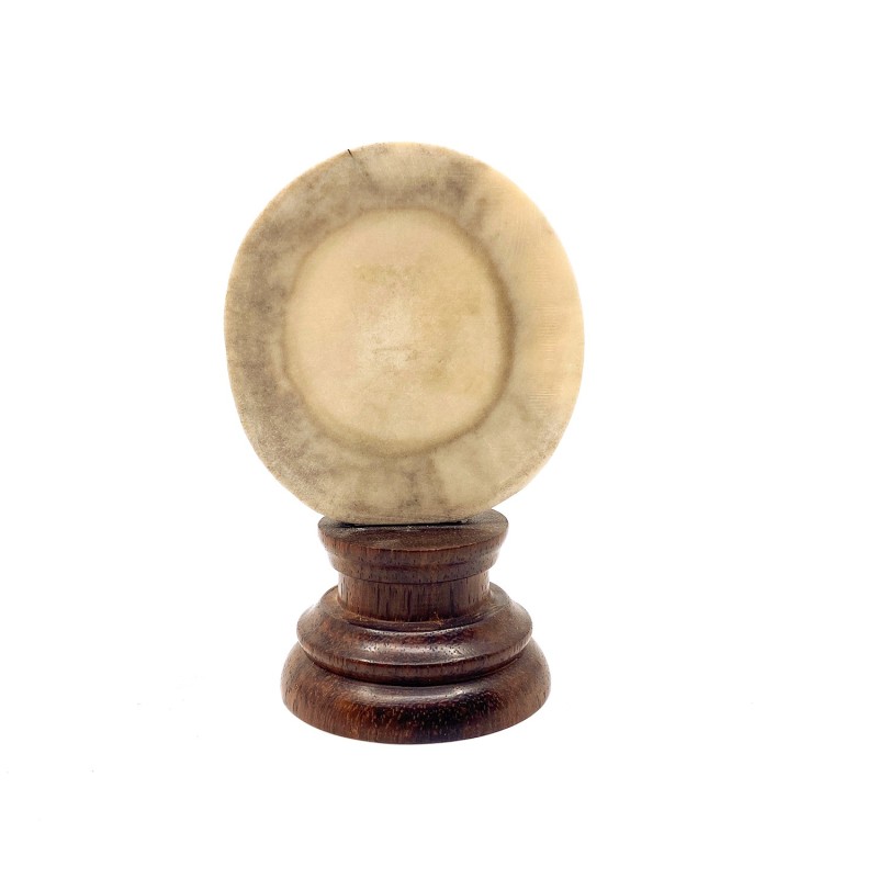 Ganesha dieu protecteur dans l'hindouisme sculpté dans de la corne de chevreuil bois tombé