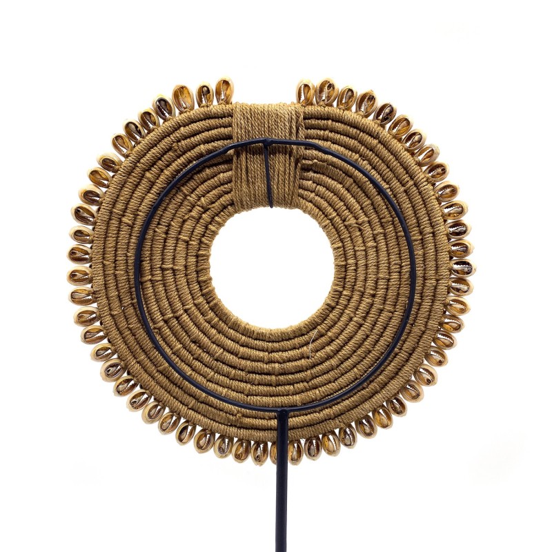 Colliers papous décoratifs en petits coquillages cauris