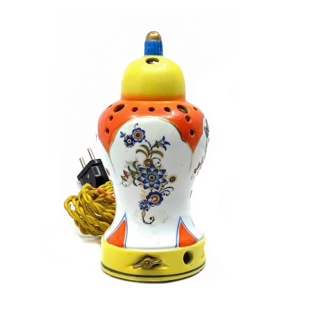 Lampe veilleuse, France, porcelaine émaillée, années 1930