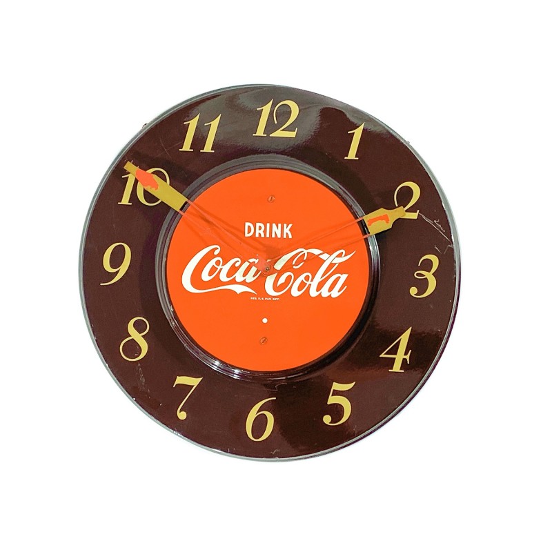 Horloge vintage décorative Coca-Cola année 1951 USA