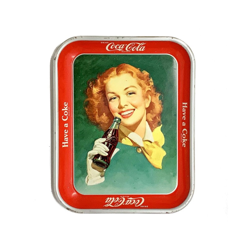 Plateau de service  vintage  Coca-Cola année 1970 USA