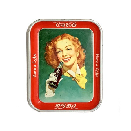 Plateau de service  vintage  Coca-Cola année 1970 USA