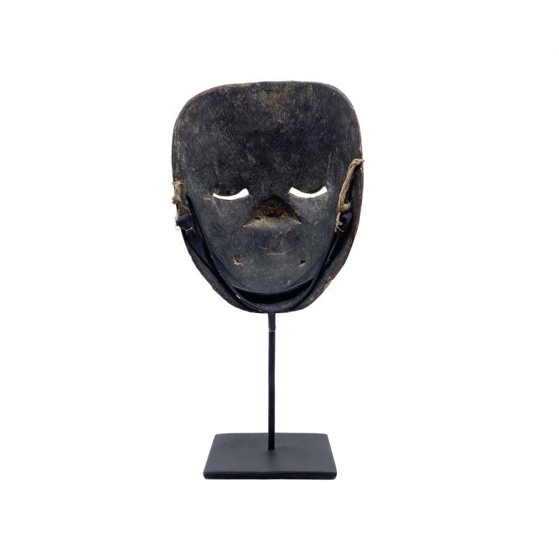 Masque balinais Topeng  ancien en bois sculpté peint