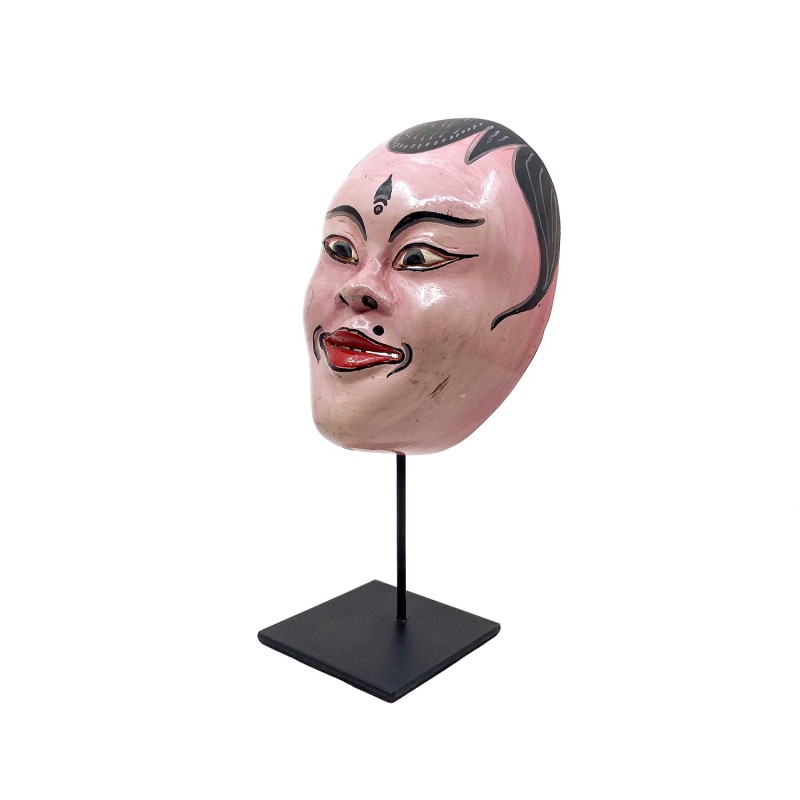 Masque balinais Topeng  en bois sculpté peint