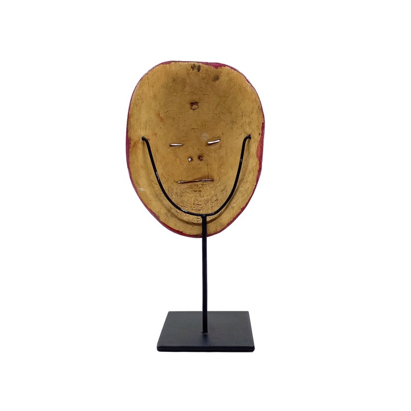 Masque balinais Topeng  en bois sculpté peint