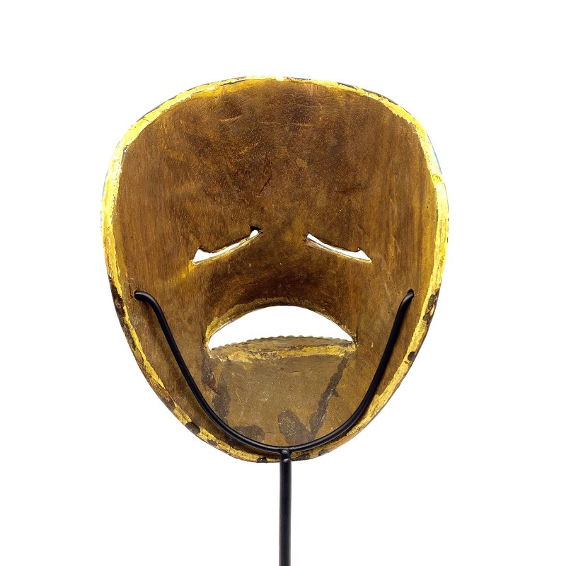 Masque javanais  Wayang Topeng  ancien, Hanuman Dieu singe, en bois sculpté peint