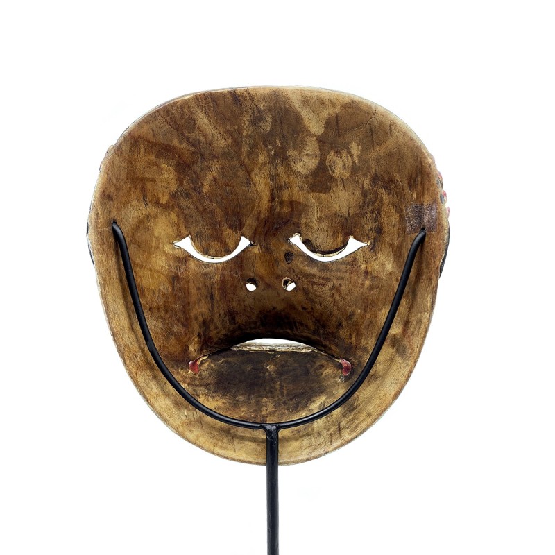 Masque javanais  Wayang Topeng  ancien, personnage  d'Hanuman, en bois sculpté peint
